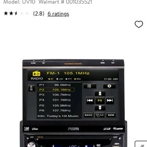 A DVD player and a Bluetooth ,mp3,cd player,am,fm,